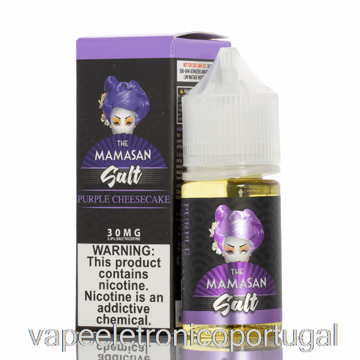 Cheesecake Roxo Vape Eletrônico - O Sal Mamasan - 30ml 50mg